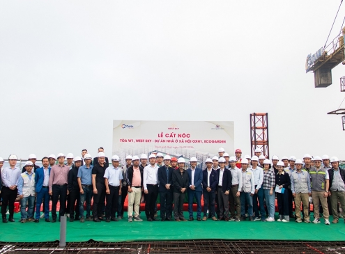 CẤT NÓC TÒA W1, WEST SKY – NOXH CHUNG CƯ CAO TẦNG OXH1, ECOGARDEN 
