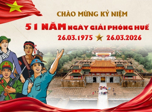 CHÀO MỪNG KỶ NIỆM 51 NĂM GIẢI PHÓNG HUẾ (26/3/1975 – 26/3/2026)