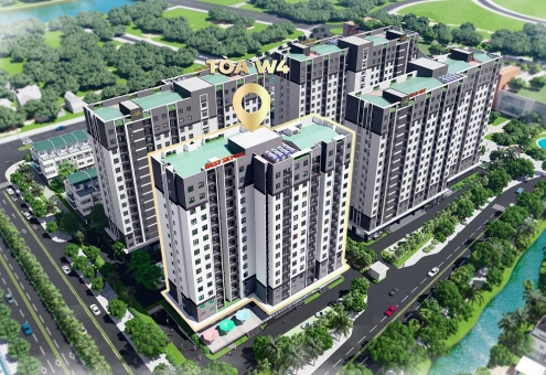 Mở bán tòa W4 khu nhà ở xã hội West Sky thuộc Dự án Khu phức hợp Thủy Vân giai đoạn 2