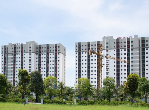 Chỉ Gần 2 Năm – 2 Tòa Cao Tầng Đã Hiện Hữu Tại West Sky, Ecogarden