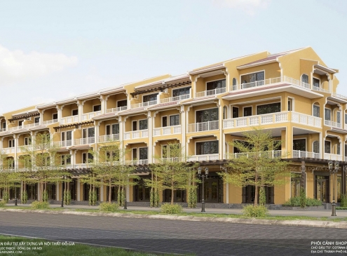 SHOPHOUSE PHONG CÁCH HỘI AN – NƠI KẾT NỐI GIÁ TRỊ SỐNG VÀ THƯƠNG MẠI 