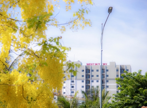 Có con đường mang tên hoa Hoàng Yến tại khu đô thị Ecogarden 