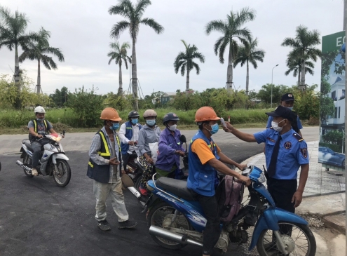 Cotana group làm tốt công tác phòng chống Covid-  19 tại dự án Ecogarden