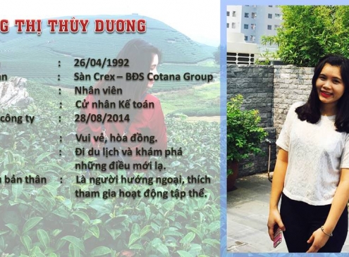 Gương mặt BCH Đoàn TNCS HCM Cotana Group nhiệm kỳ 2017- 2019