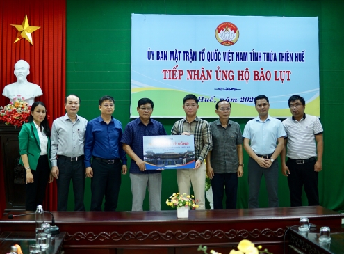 Cotana Group chung tay hỗ trợ đồng bào Huế vượt qua lũ lụt