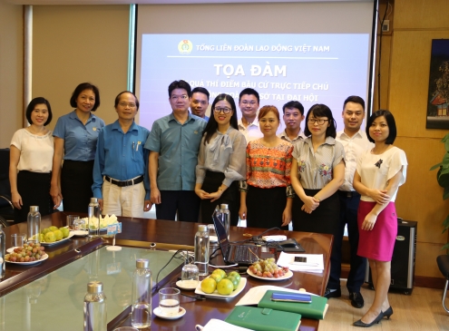 Union of Building Workers: A seminar on direct elections of the Chairman of the Union at the congress