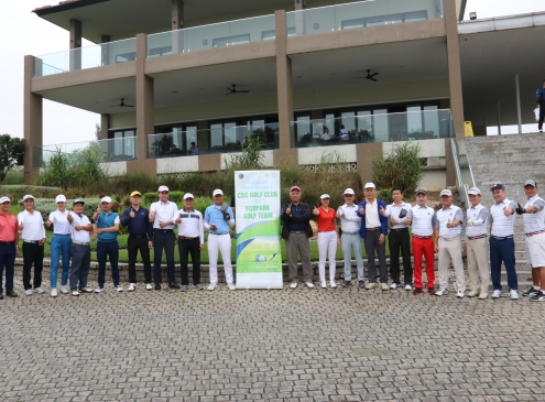 The first friendly match between CSC Golf Club and Ecopark Golf Team