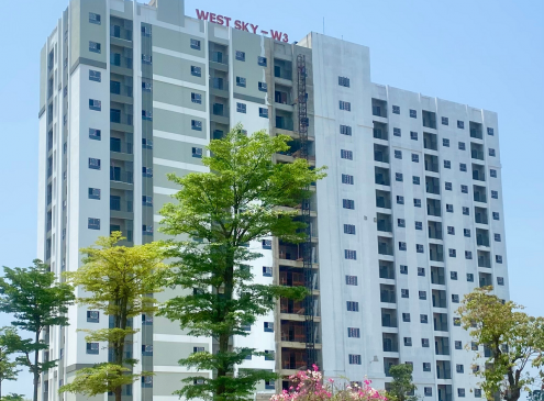 Tiến độ xây dựng W3 tháng 04