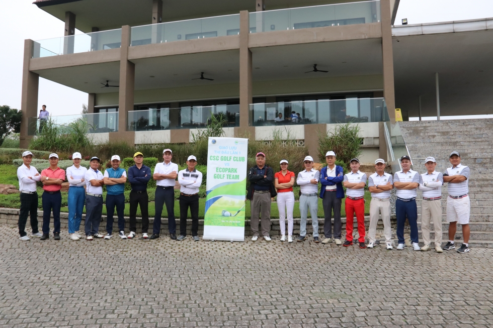 The first friendly match between CSC Golf Club and Ecopark Golf Team